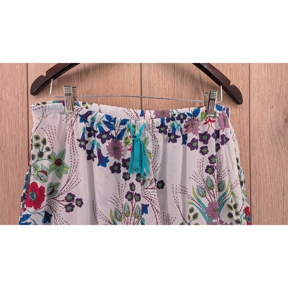 The Cat's Pajamas Floral Cotton Lounge Pajama Pants | Size L - Picture 5 of 5